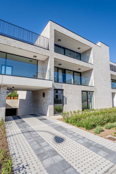 tuin betonklinkers oprit zwembad tuin